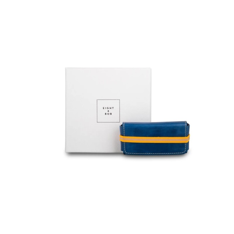 Navy Blue Leather Case