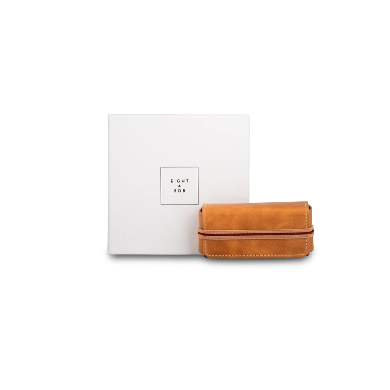Camel leather case