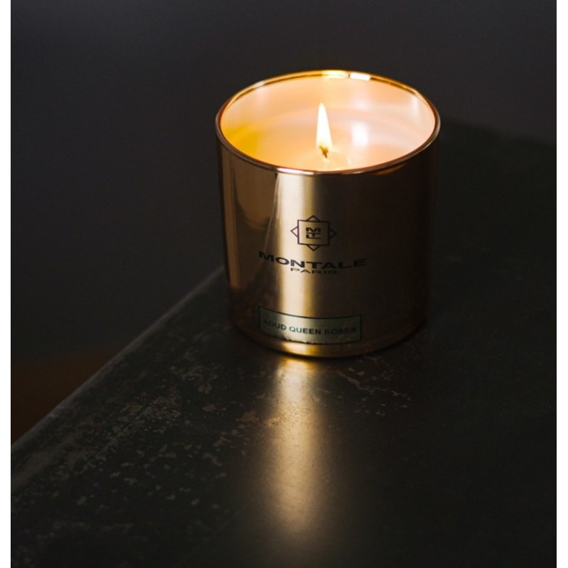 Aoud Queen Roses | Candle Montale| Available @ De Parfumeur