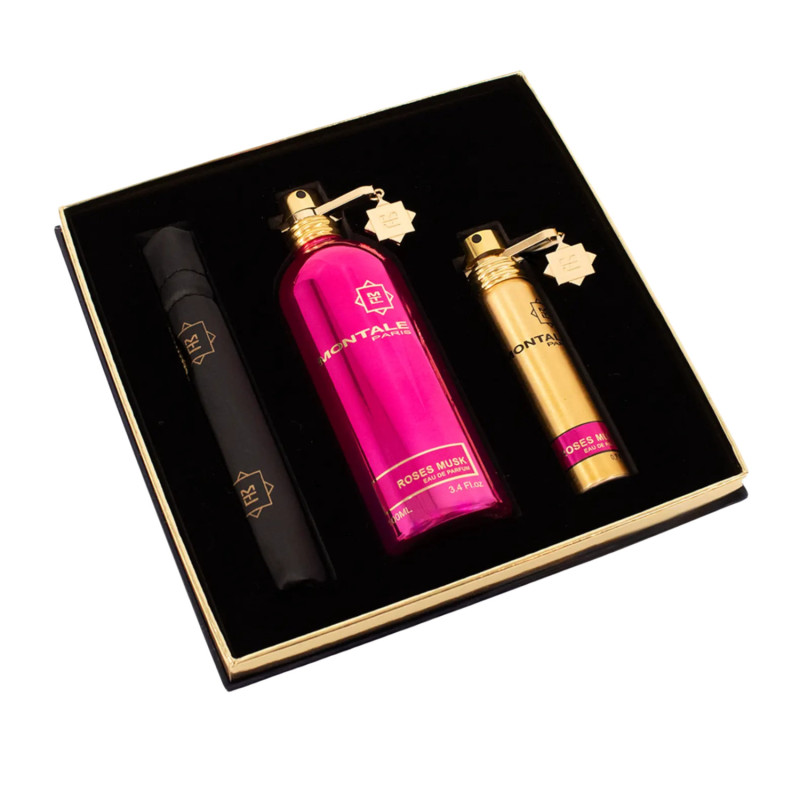 Montale Roses Musk Gift Set 100 ML + 20 ML| De Parfumeur